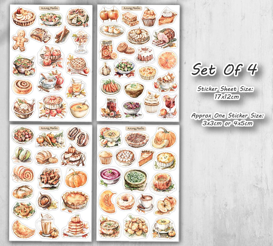 Autumn Flavours stickers