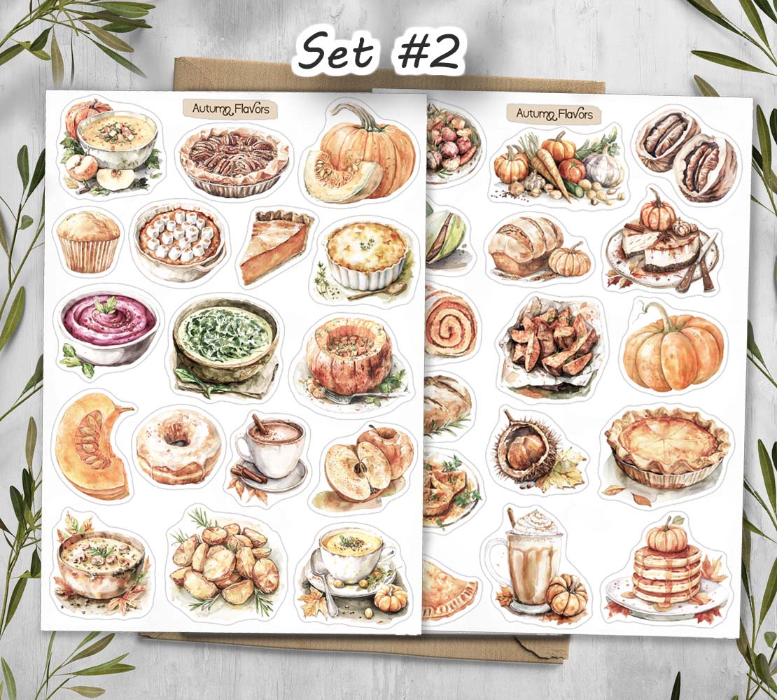 Autumn Flavours stickers