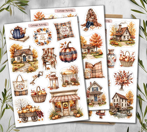 Autumn Cotagecore Stickers 00350