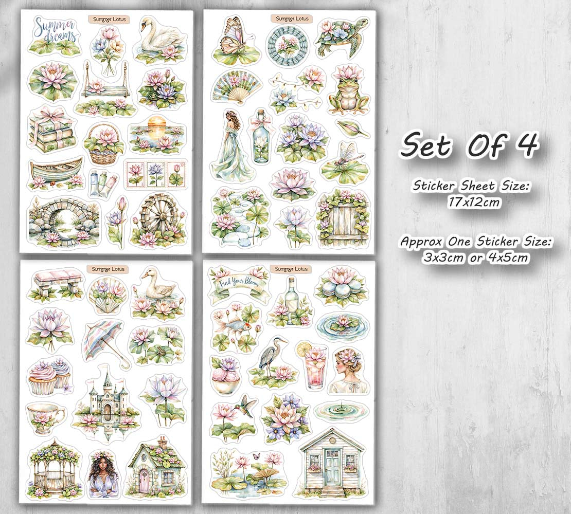 Summer Lotus Stickers 00352