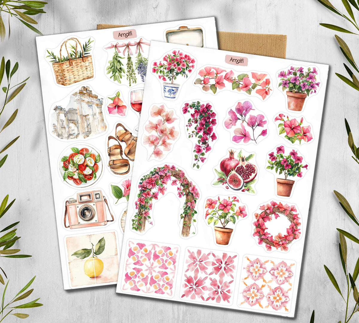 Amalfi Summer Stickers 00356