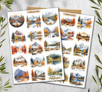 Golden Autumn Stickers 00358