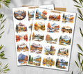 Golden Autumn Stickers 00358