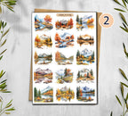 Golden Autumn Stickers 00358
