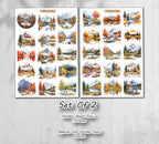Golden Autumn Stickers 00358
