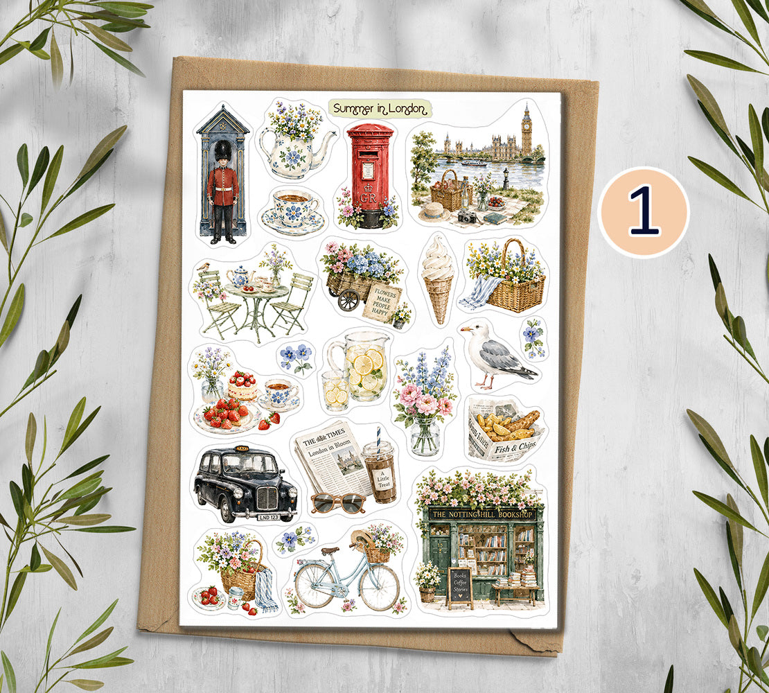 London. England Travel Stickers. Europe Decal 00358