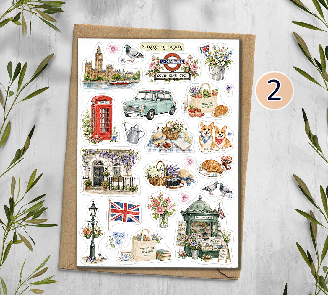 London. England Travel Stickers. Europe Decal 00358