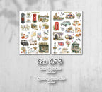 London. England Travel Stickers. Europe Decal 00358