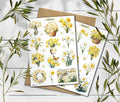 Daffodils Stickers: Yellow Flower Planner Stickers