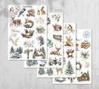Frozen Woodland Stickers (000376)