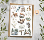 Frozen Woodland Stickers (000376)