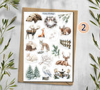 Frozen Woodland Stickers (000376)