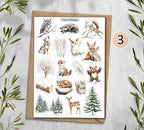 Frozen Woodland Stickers (000376)