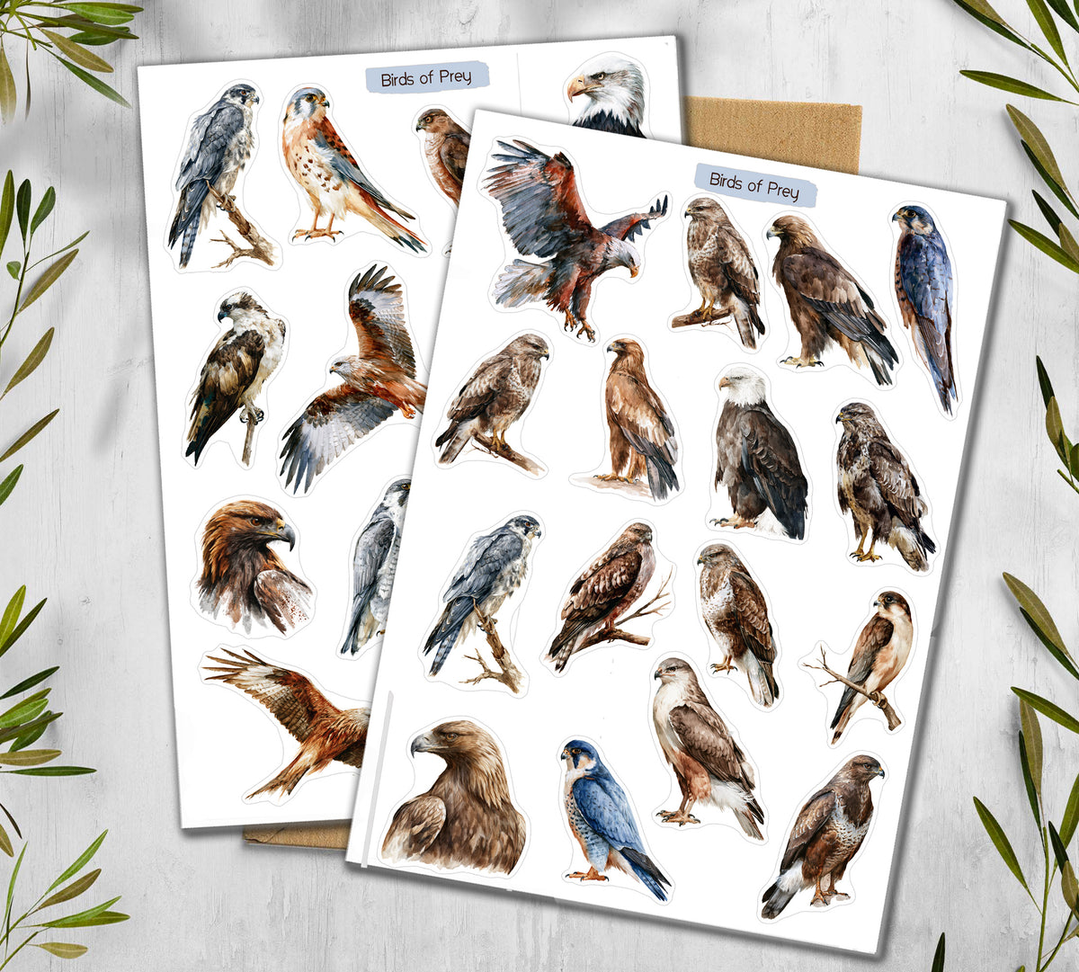 Birds of Pray Stickers (00380)