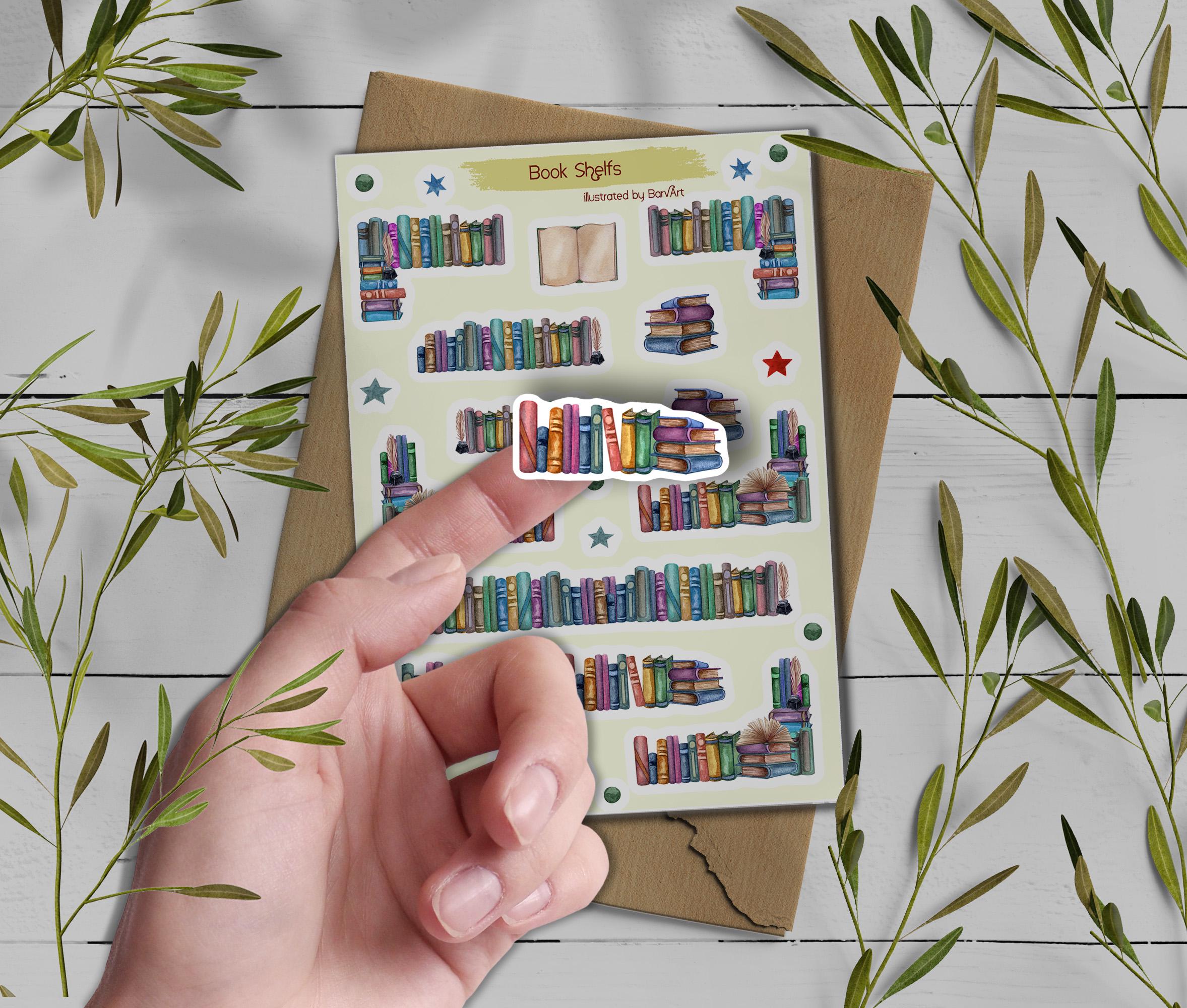Books Stickers