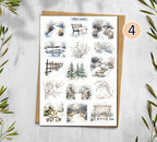 Winter Garden Stickers (00383)