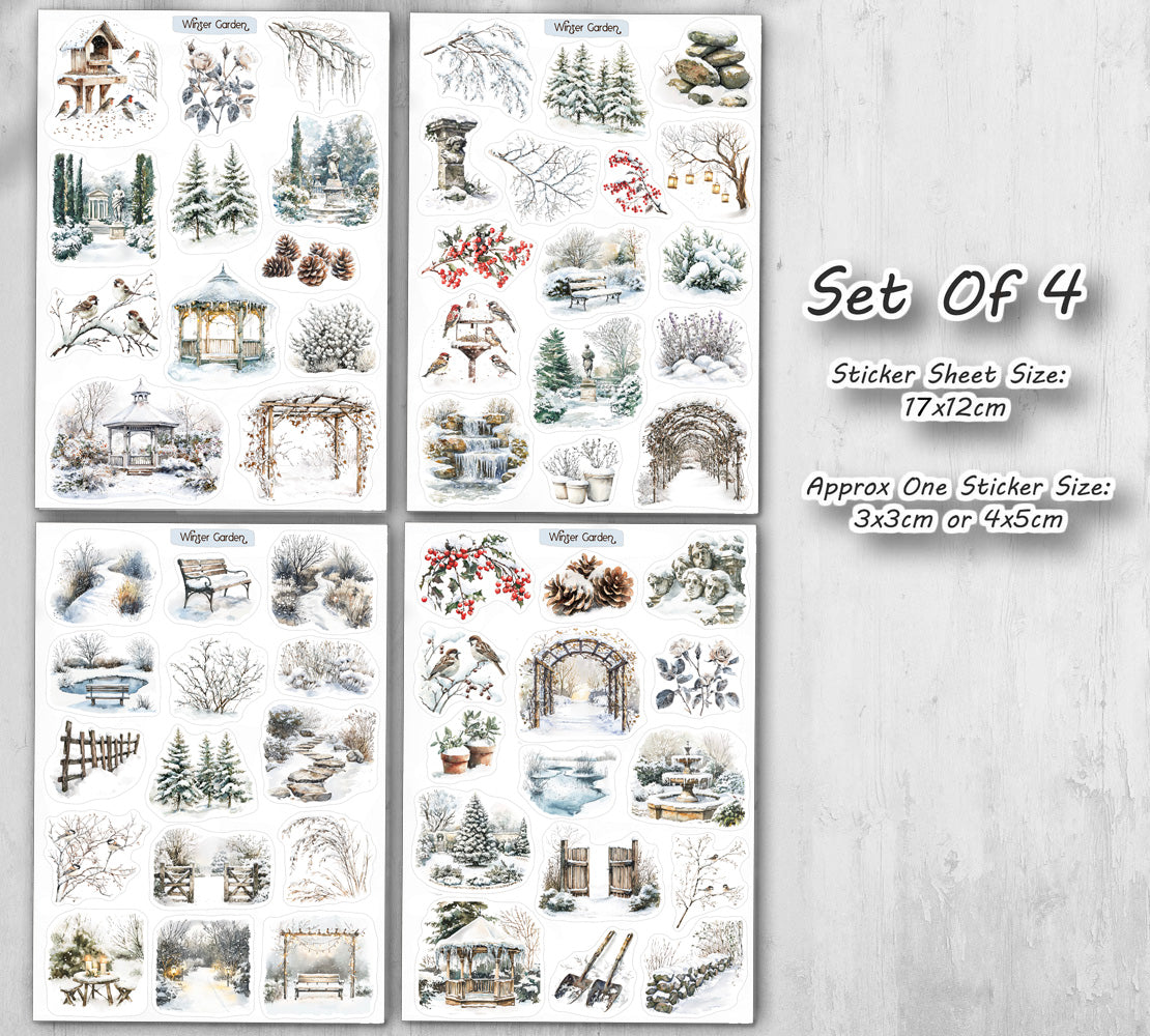 Winter Garden Stickers (00383)