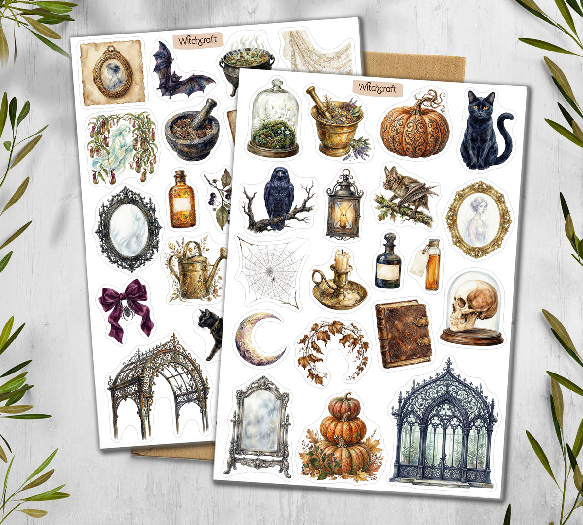 Witchcraft Stickers (00384)