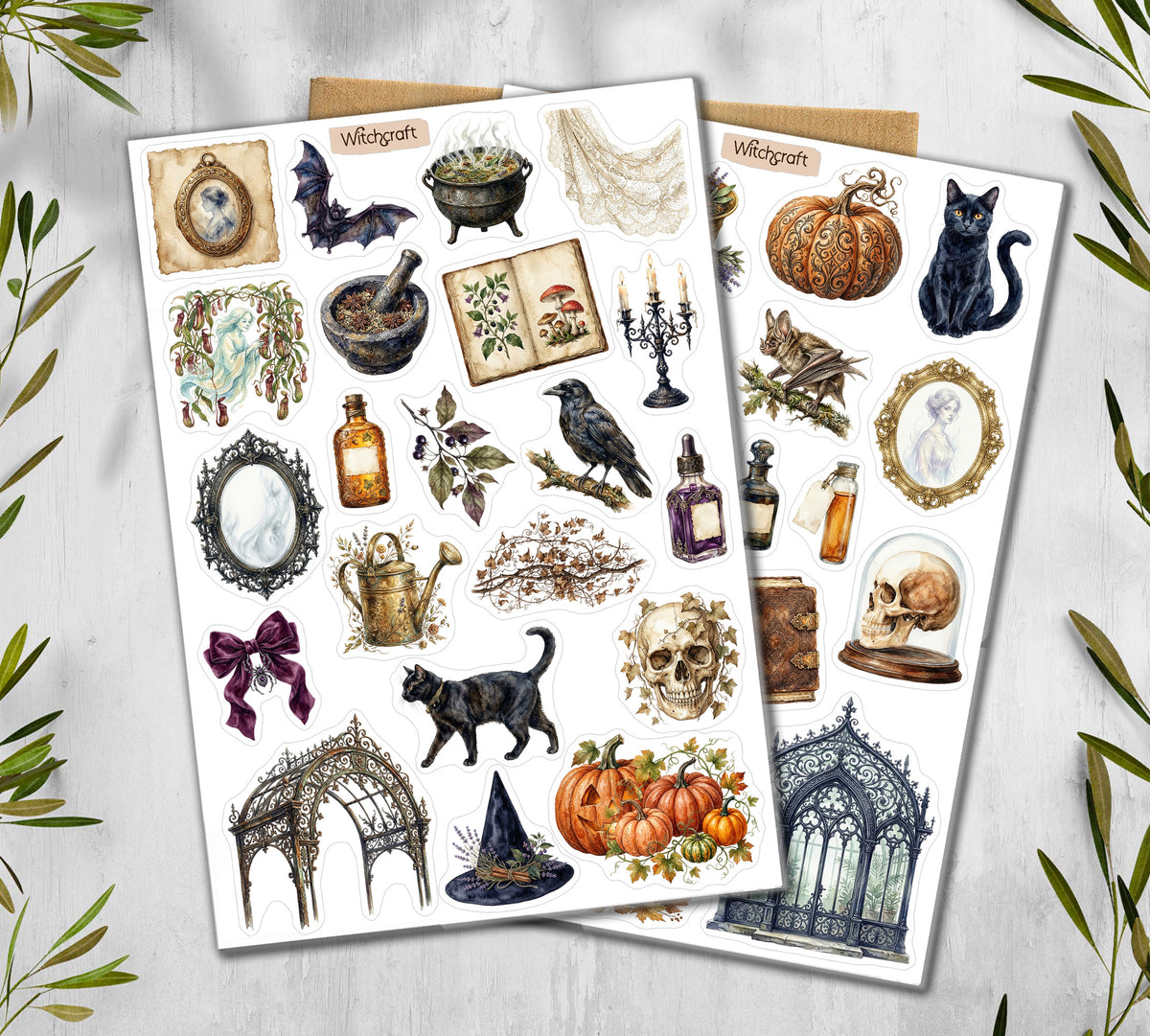 Witchcraft Stickers (00384)