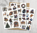 Country Winter Stickers (000387)