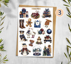 Country Winter Stickers (000387)