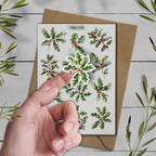 Holly Christmas Stickers