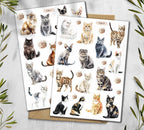 Cats Sticker Sheet