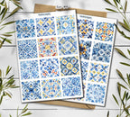 Mediterranean Stickers. Travel Stickers. Mediterranean Summer Holiday Stickers. Europe Stickers. Around the World. Lemon Scrapbooking