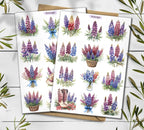 Bluebonnet flower Stickers