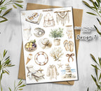 Ocean Breeze Stickers: Seaside Scrapbook, Journaling