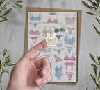 Lingerie Stickers. Lace Stickers. Fashion Stickers. Underwear Stickers. Bra Stickers. Planner, Junkjournal, Scrapbook