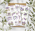 Lilac Garden Stickers: Floral Planner Stickers