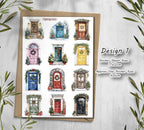 Christmas Door Stickers