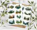 Foggy Forest Stickers
