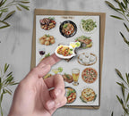 Dinner Stickers. Cooking Stickers. Meal Sticker Recipes. ramen, Pasta, Sushi, Roast Stickers. Food Sticker. Restaurant Stickers