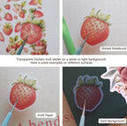 Apple Stickers: Cottagecore Planner, Scrapbook Decoration