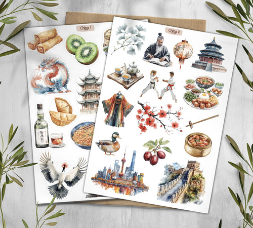 China Travel Stickers | Chinese Cuisine Sticker