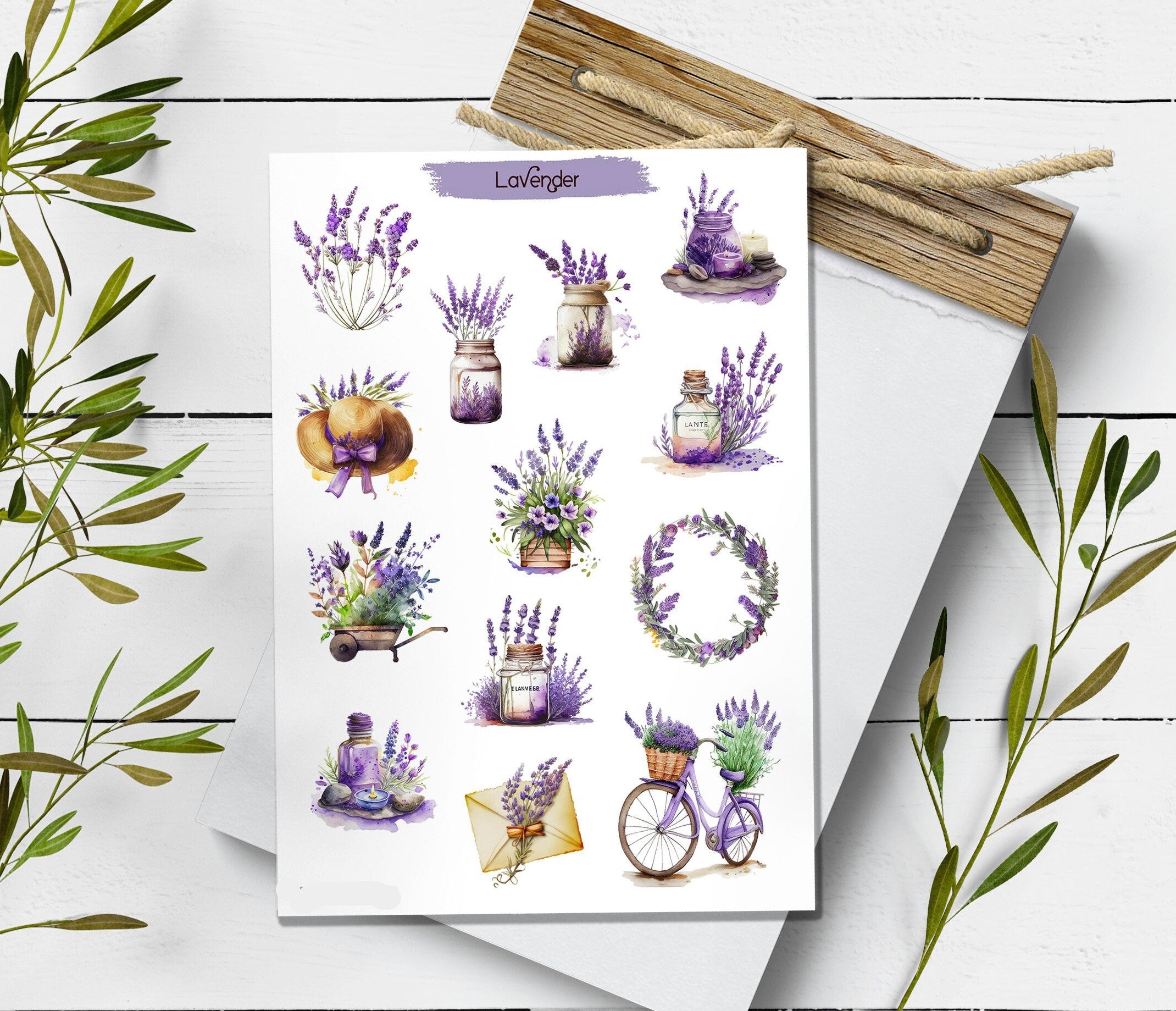 Lavender Stickers 00017