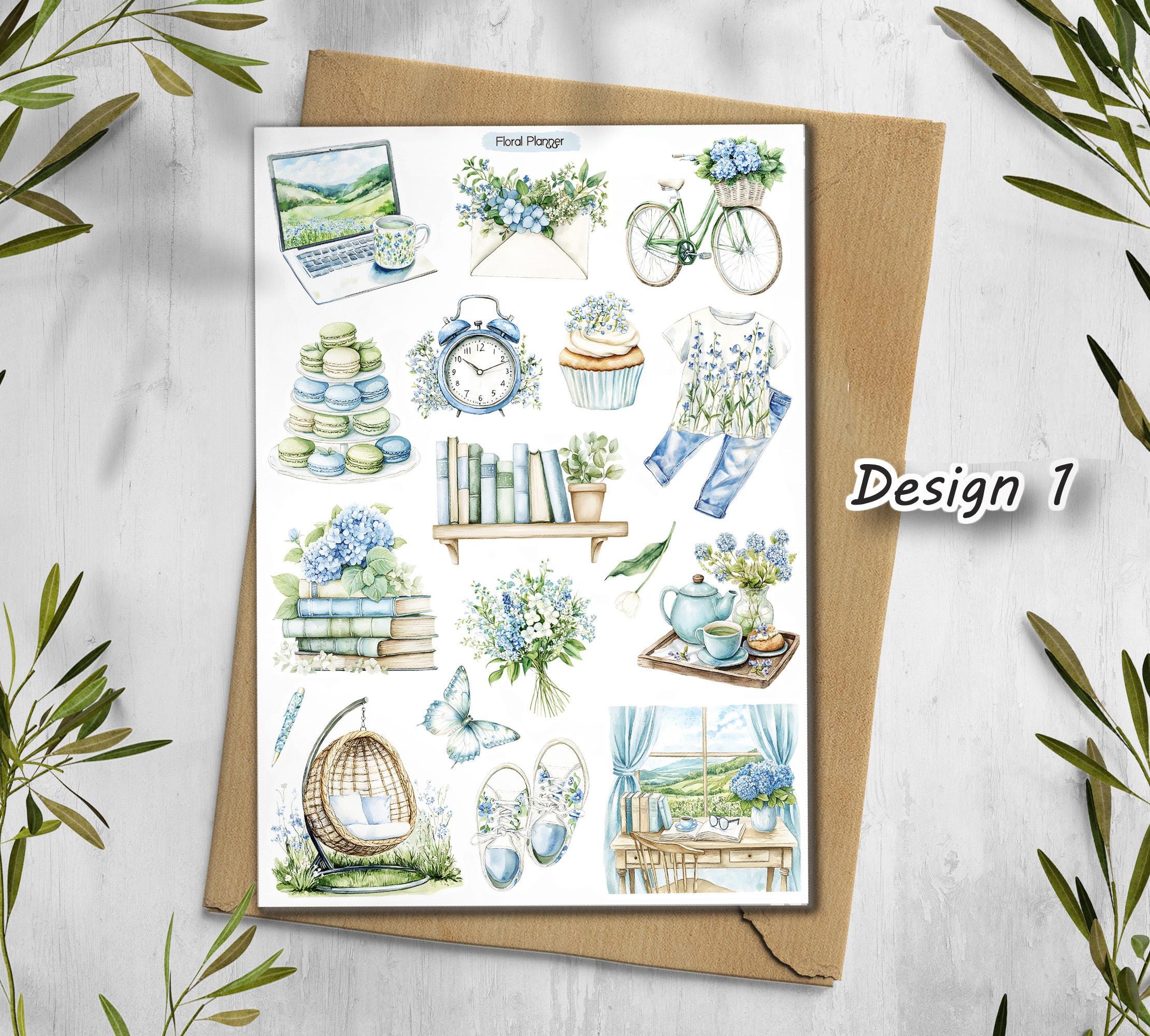 Spring Floral Planner Sticker