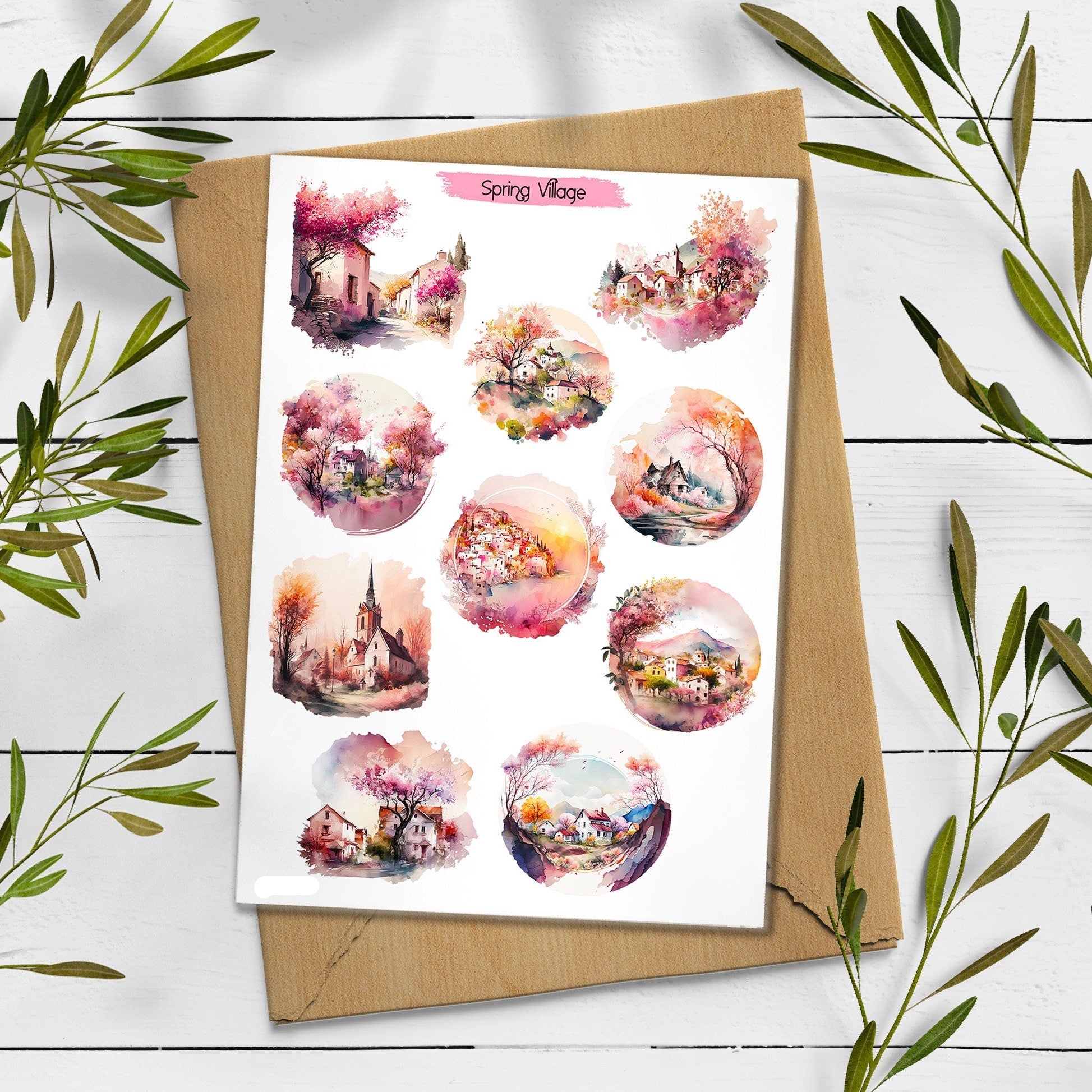 Provence Landscape Stickers