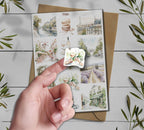 France Travel Sticker Sheet: Paris, Provence, Mediterranean