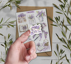 Lilac Garden Stickers: Floral Planner Stickers
