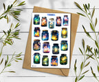 Fairy Jar Stickers: Magic Potion Bottles, Scrapbooking
