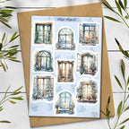 Winter Windows Stickers