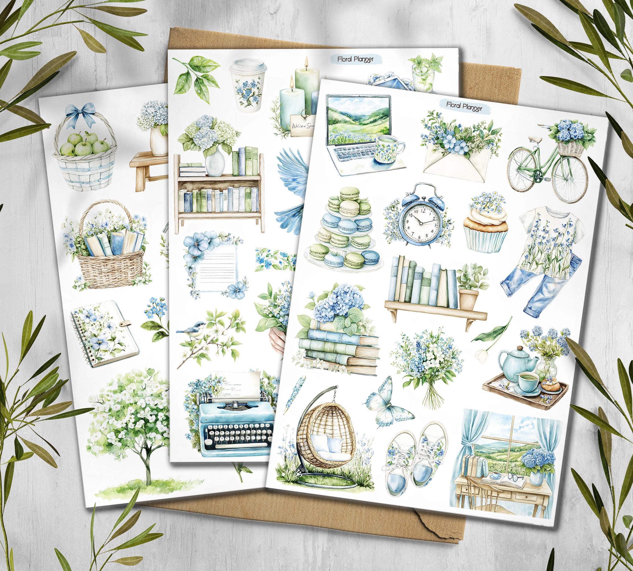 Spring Floral Planner Sticker