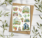 Gardening Stickers: Farmhouse Fruit & Vegetable Planner Stickers