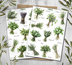 Herbs Cottagecore Stickers