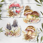 Forest Mushroom Stickers