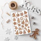 Gingerbread Christmas Stickers