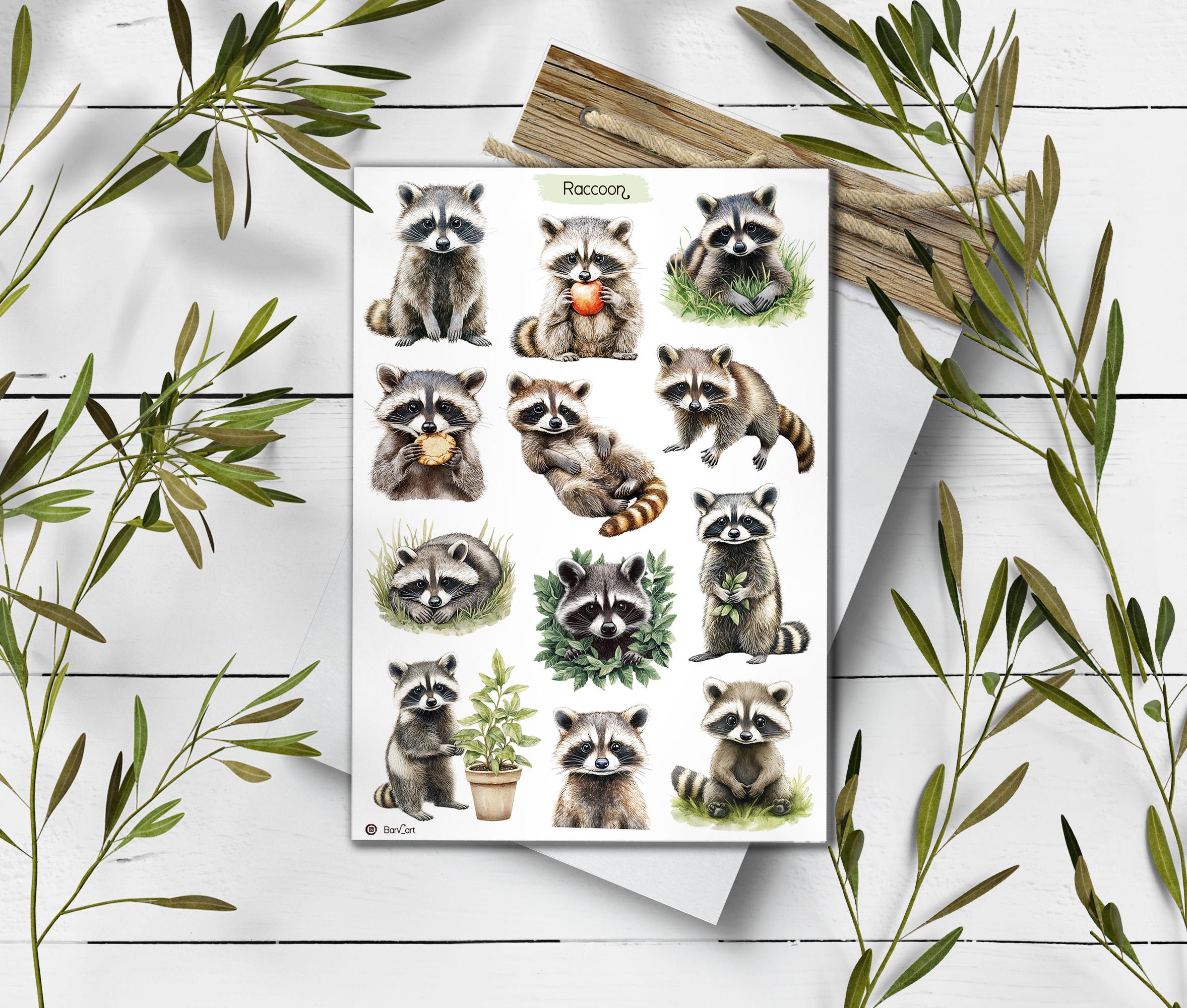 Raccoon Stickers